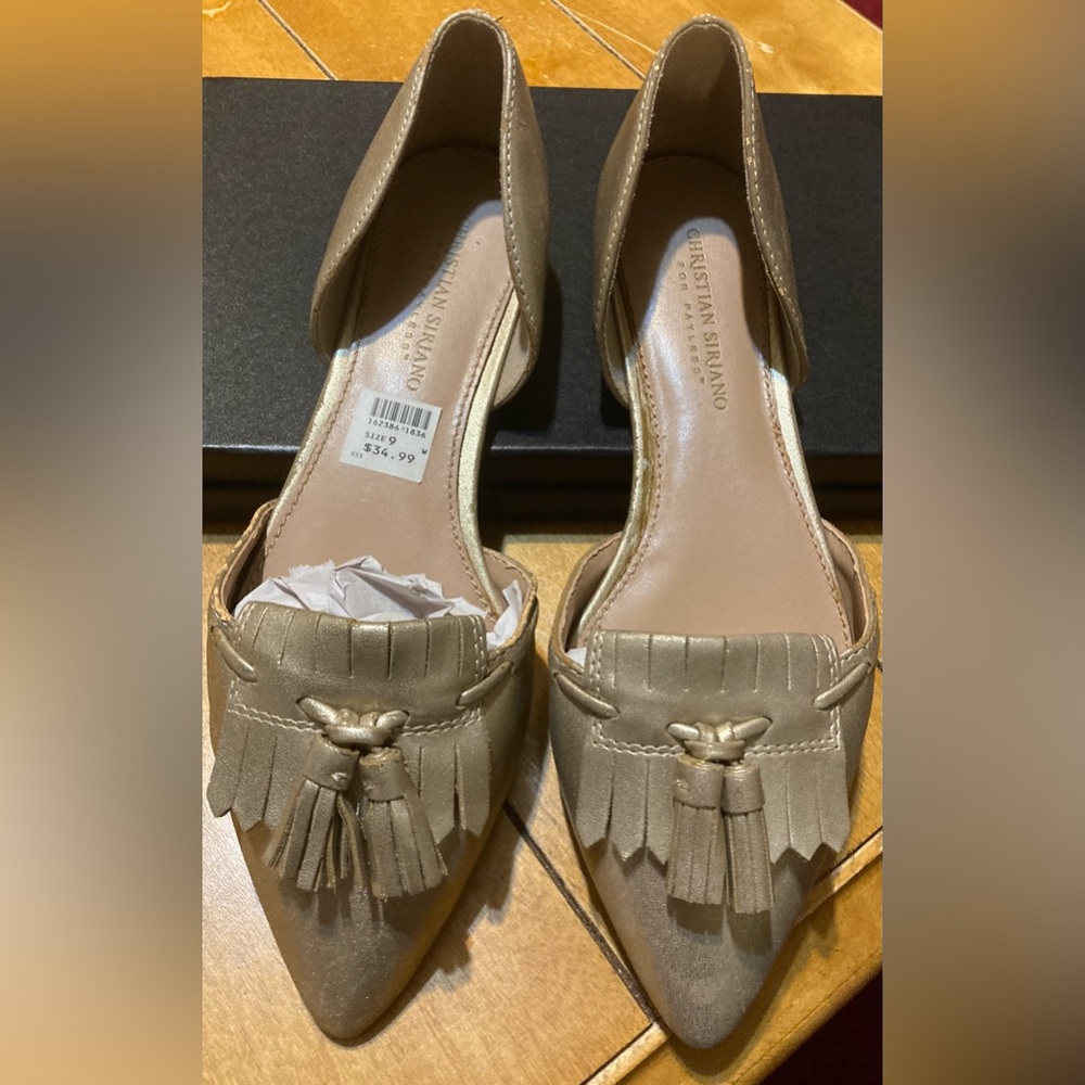 Ladies Size 9W Christian Siriano Flats - Picture 8 of 10